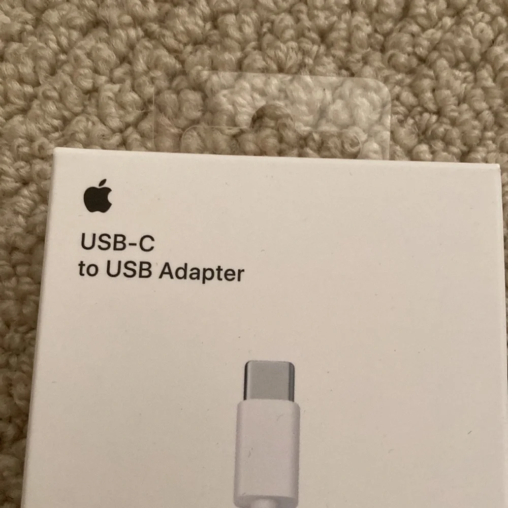NEW Apple USB-C to USB Adapter Cable White Guaranteed Authentic NIB